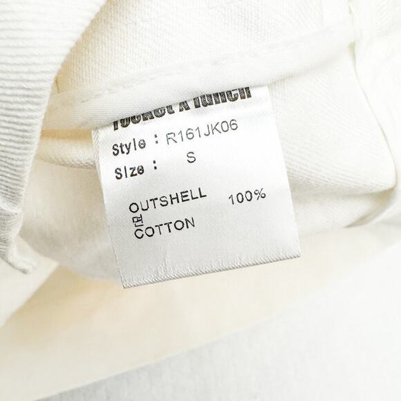 Rocket x Lunch Cutout Designer Denim Jacket White Size Small - Picture 4 of 4